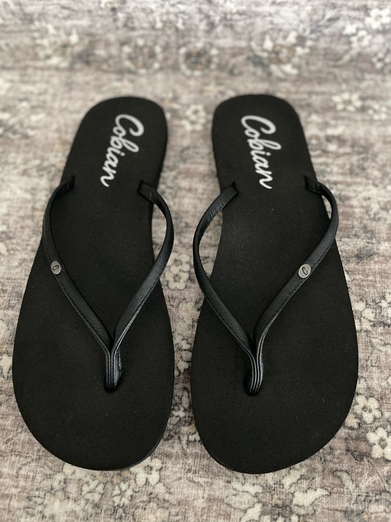 Cobian Shoes - Cobian Nias Bounce Flip Flop Sandals Black Arch Comfort Support